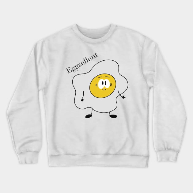 Retro Vintage Egg Crewneck Sweatshirt by BKArtwork